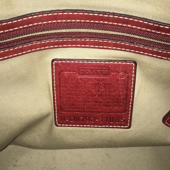 Vintage large coach purse - Picture 4 of 7